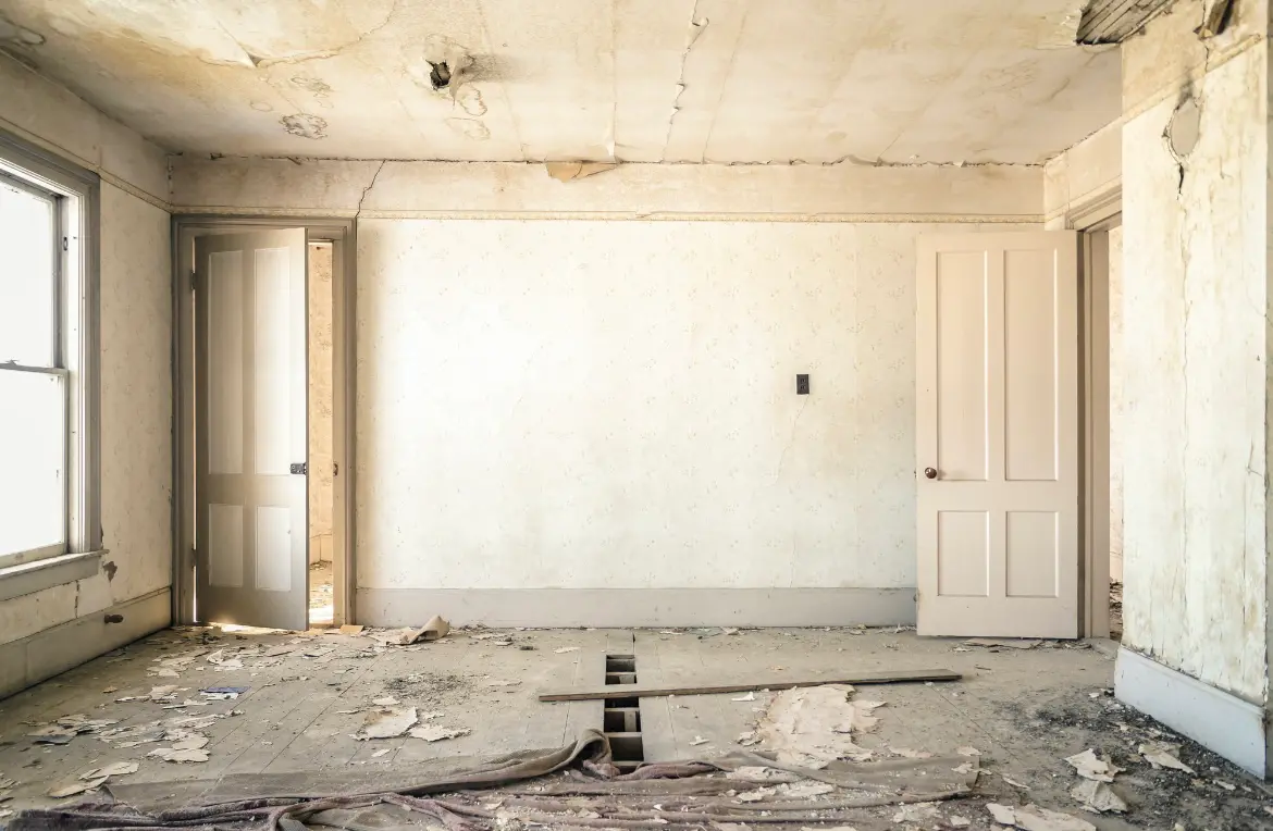 Waste disposal crew managing a cleanout project in West Chester